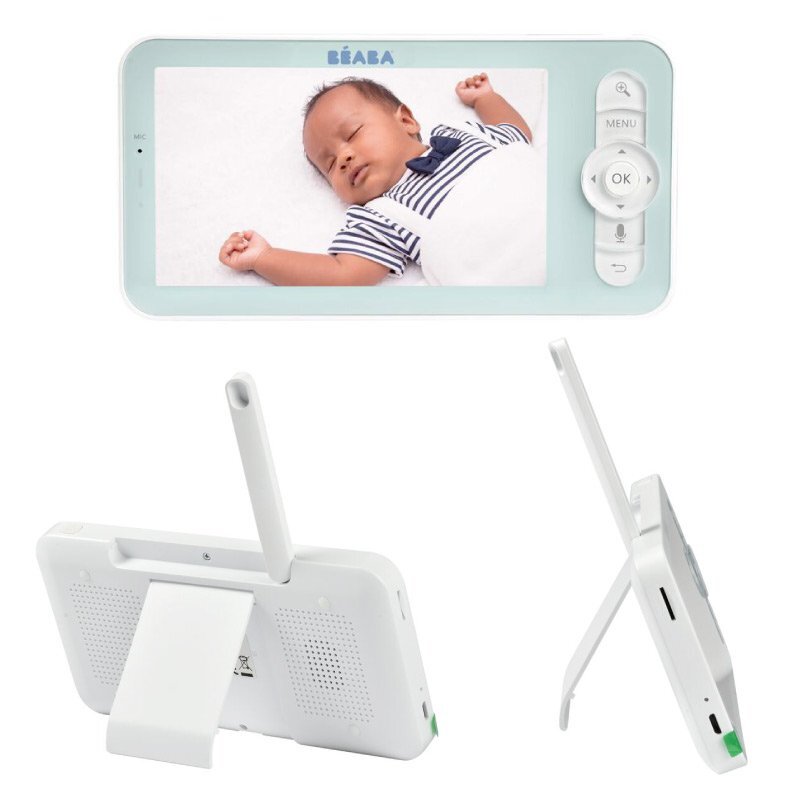 BEABA Video monitor Digital + Wi-Fi Zen Premium Aqua