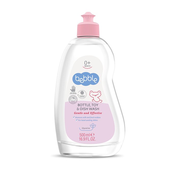 Bebble Detergent pentru biberoane jucarii si vase cantitate 500 ml