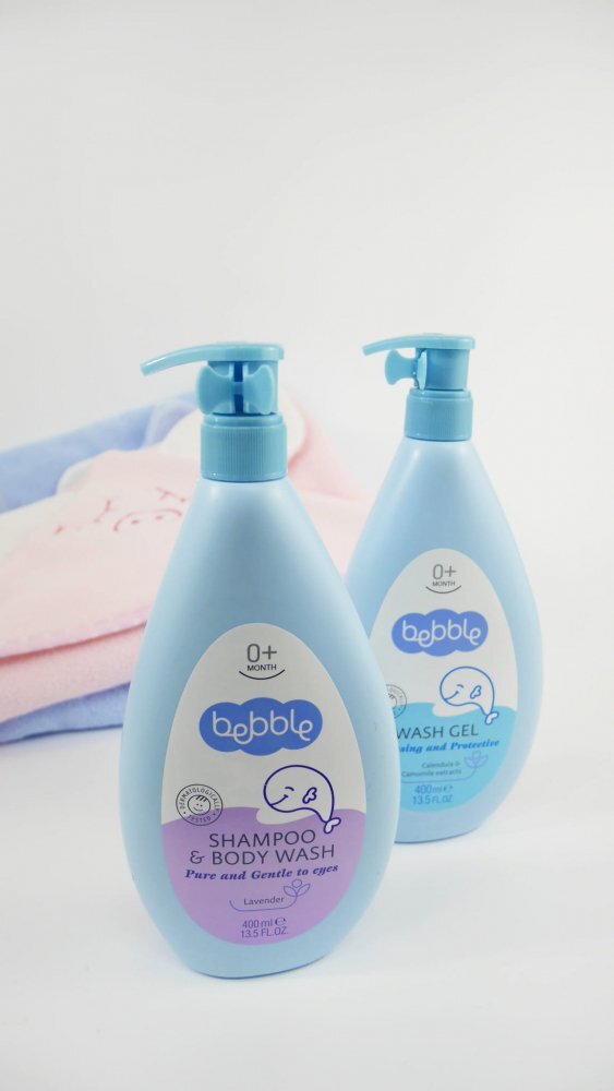 Bebble Gel de baie pentru copii cu extract de musetel calendula si D-panthenol cantitate 400 ml