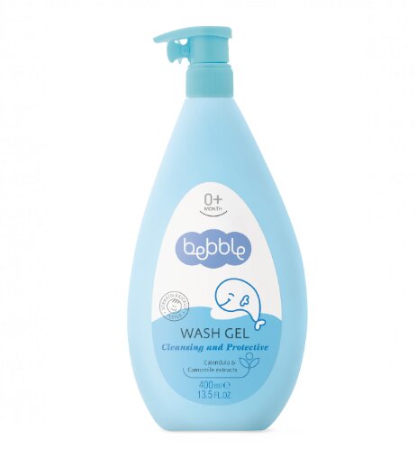 Bebble Gel de baie pentru copii cu extract de musetel calendula si D-panthenol cantitate 400 ml