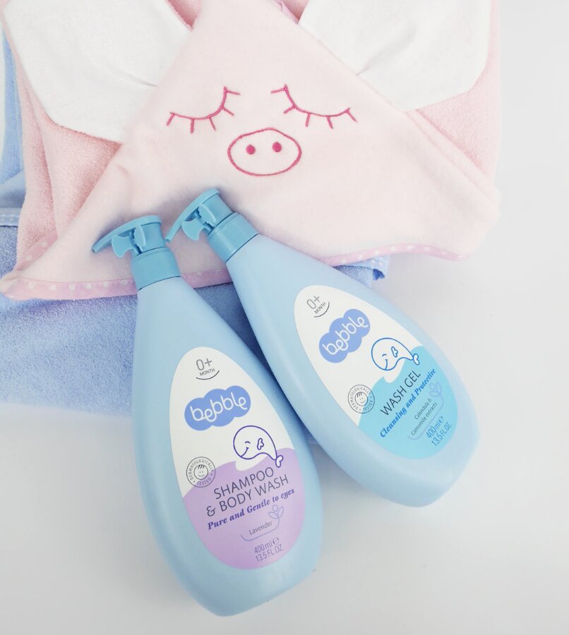 Bebble Gel de dus si sampon pentru copii cu Lavanda 400 mlformula fara lacrimi
