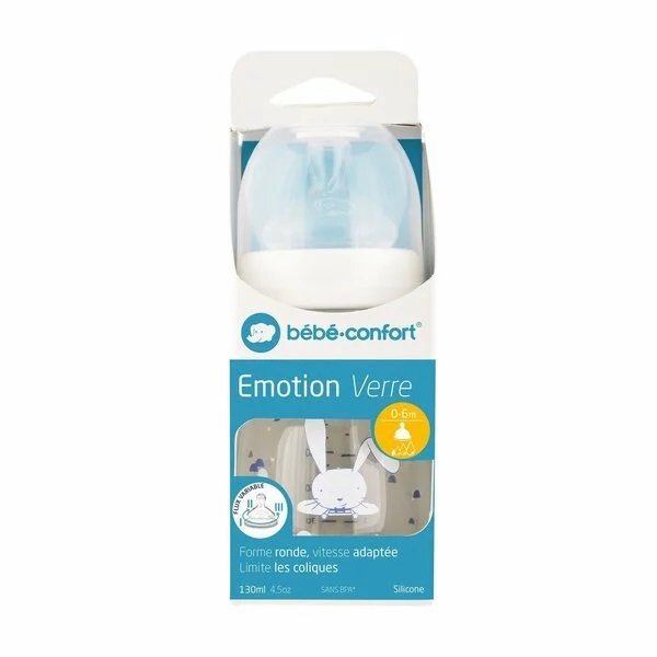 BEBE CONFORT Biberon de sticla Emotion 130 ml