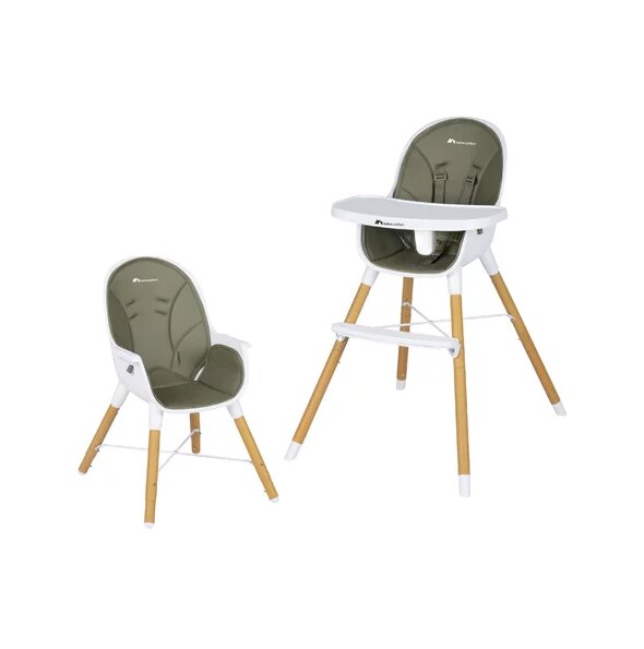 BEBE CONFORT Scaun de masa 2 in 1 Bebeconfort Avista mineral green