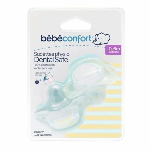 BEBE CONFORT Set 2 suzete silicon Ethnic 0-6 luni
