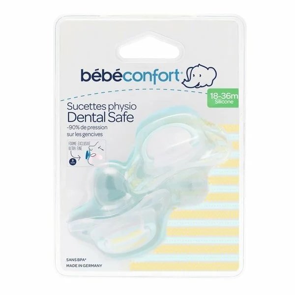 BEBE CONFORT Set 2 suzete silicon Ethnic 18-36 luni