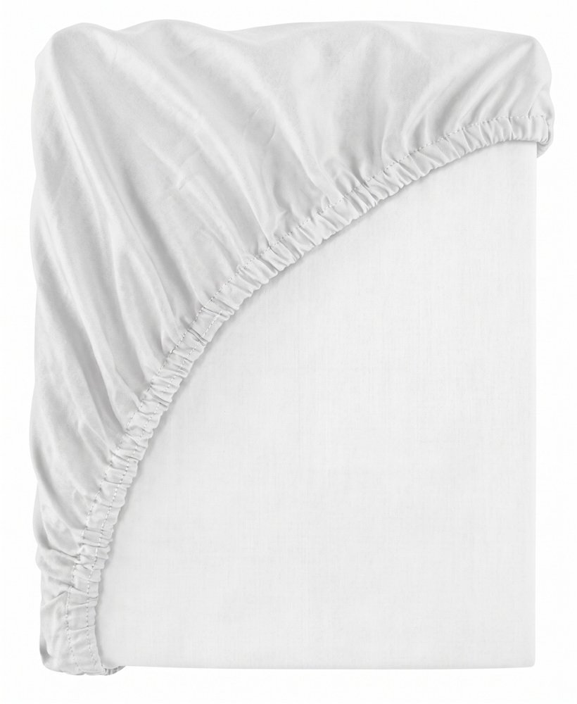 Bebe Royal Cearceaf cu elastic 140x70 din bumbac Beberoyal Alb