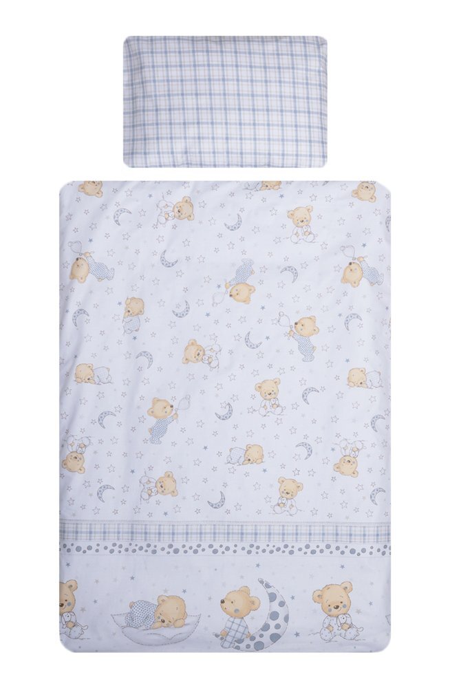 Bebe Royal Lenjerie patut cu 5 piese 120x60 cm Ursuleti 016