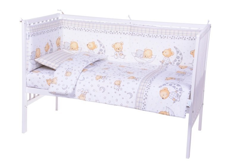 Bebe Royal Lenjerie patut cu 5 piese 120x60 cm Ursuleti 016
