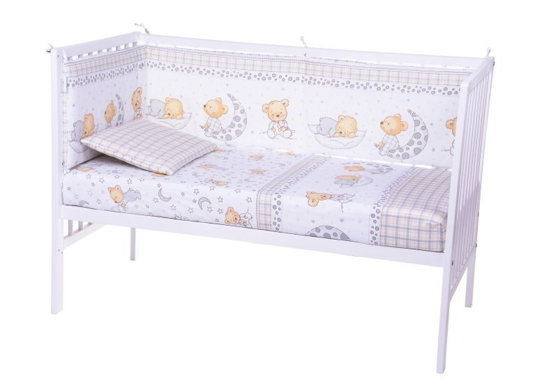 Bebe Royal Lenjerie patut cu 7 piese 120x60 cm Ursuleti 016