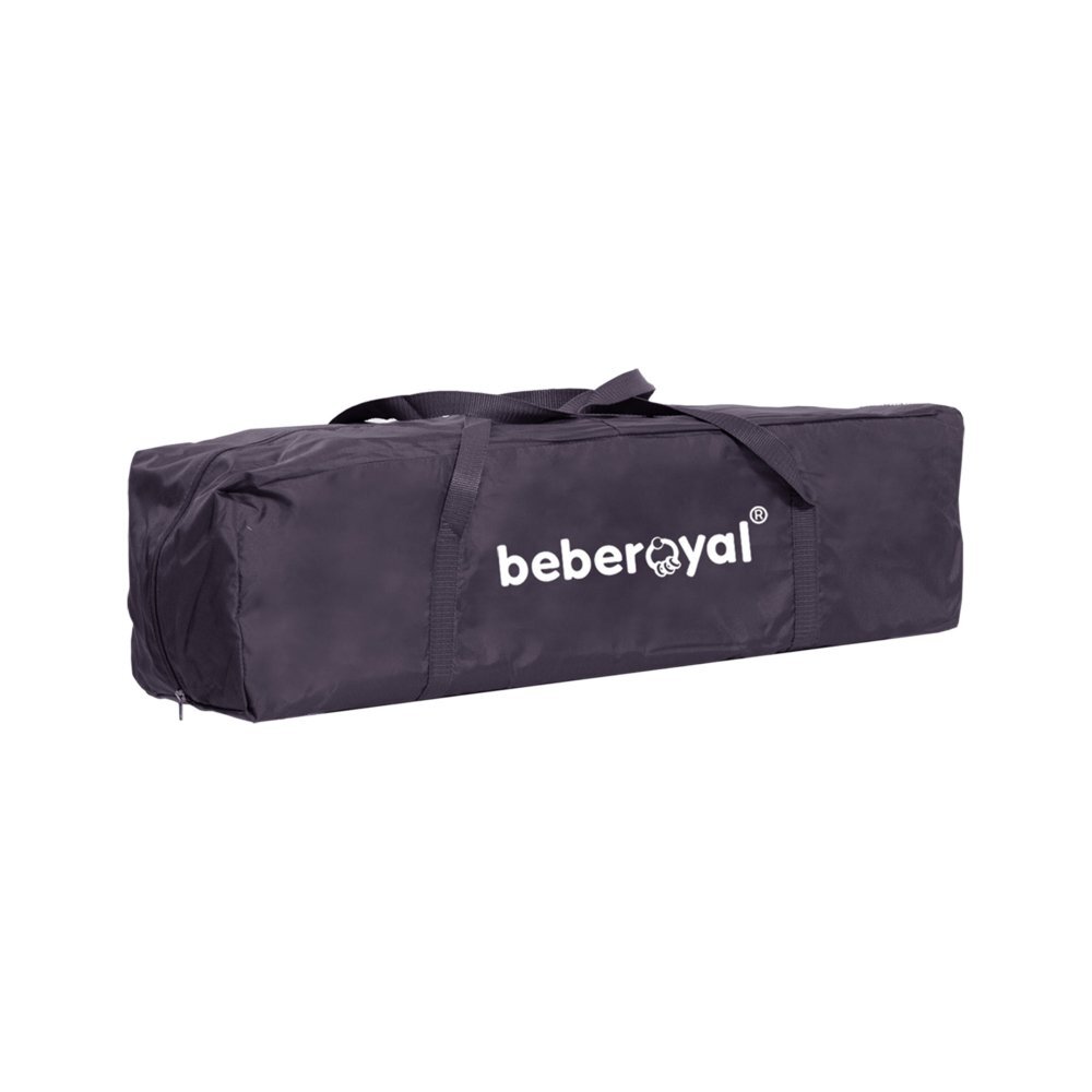 Bebe Royal Patut pliabil cu 2 nivele si laterala culisanta Dreaming Bear roz