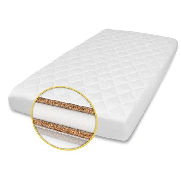 Bebe Royal Saltea Komfort cocos-burete-cocos husa detasabila 140x70x12 cm Beberoyal