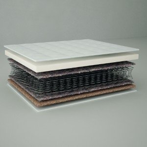 Bebe Royal Saltea Latex-Arcuri-Cocos 120x60x10 cm