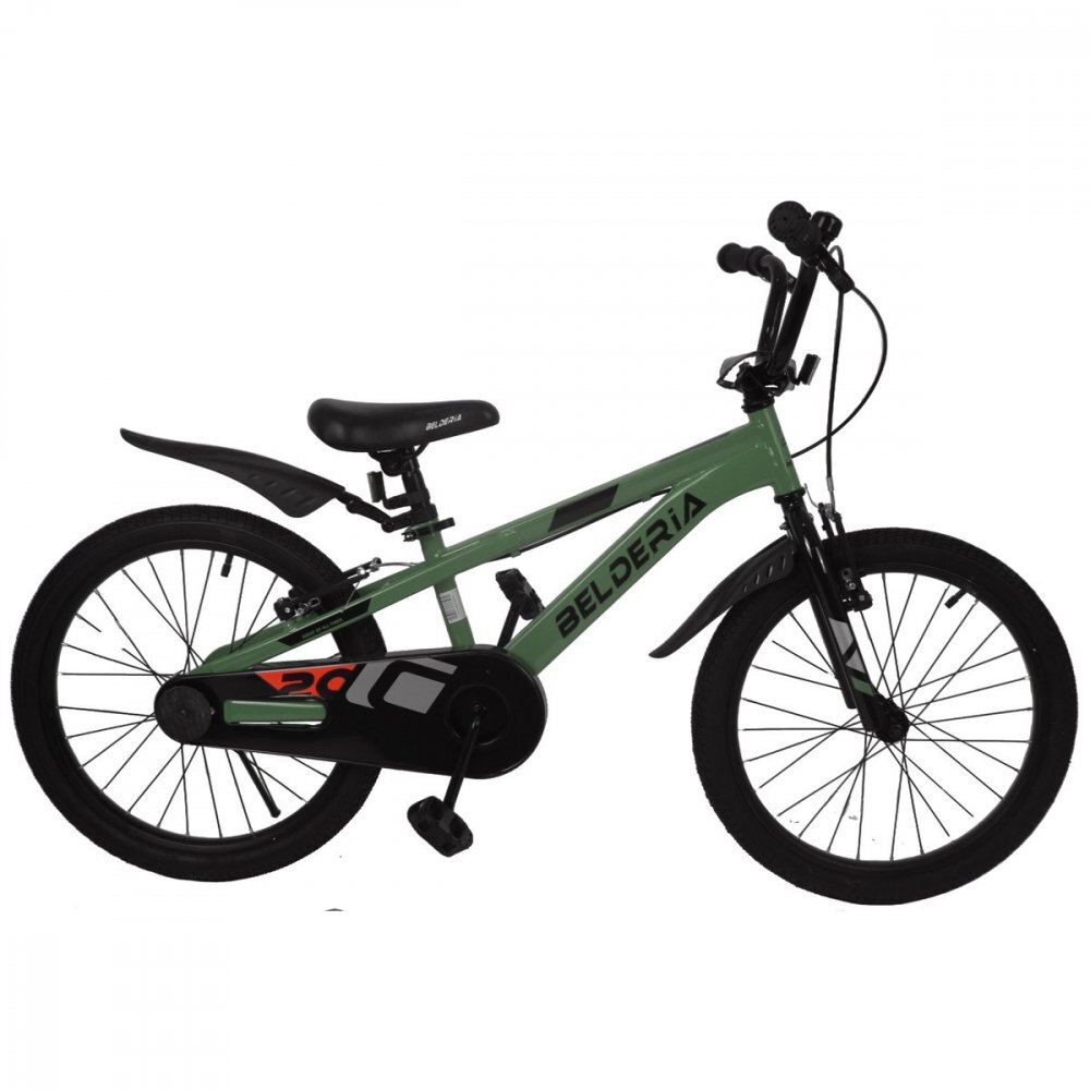 Belderia Bicicleta pentru copii Cross Verde 8-12 ani roti 20 inch frane V-Brake