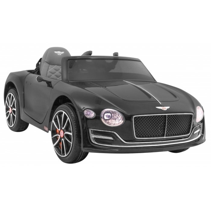 Bentley Masinuta electrica pentru copii EXP 12 negru 70w cu telecomanda deschidere usi lumini scaun piele si roti din spuma Eva