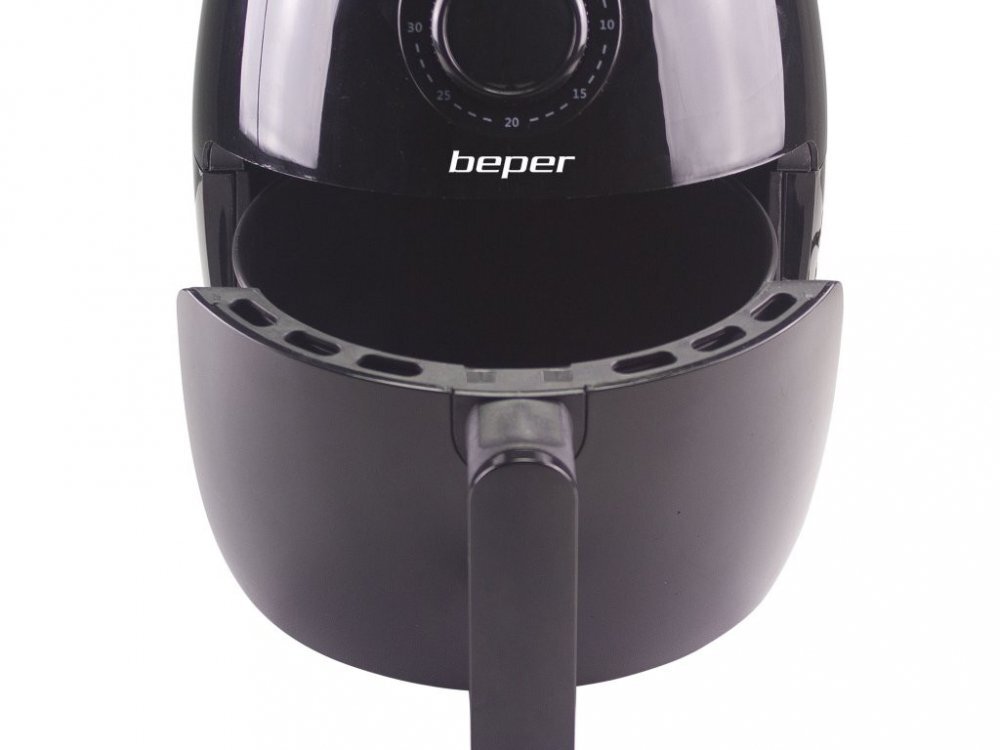Beper Friteuza cu aer cald aluminiu cu invelis non-stick negru