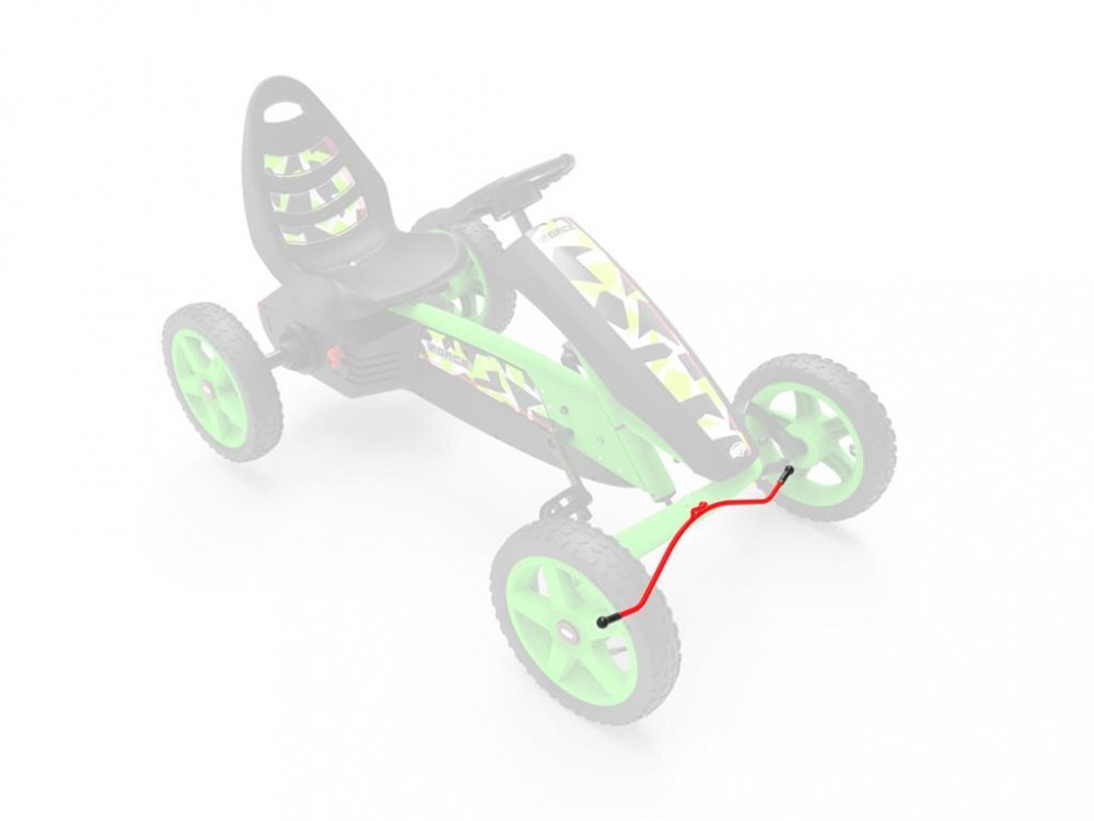 BERG TOYS Ax directie pentru Kart Rally rosu