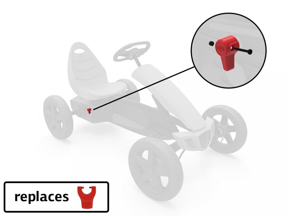 BERG TOYS Buton siguranta frana pentru Kart Rally