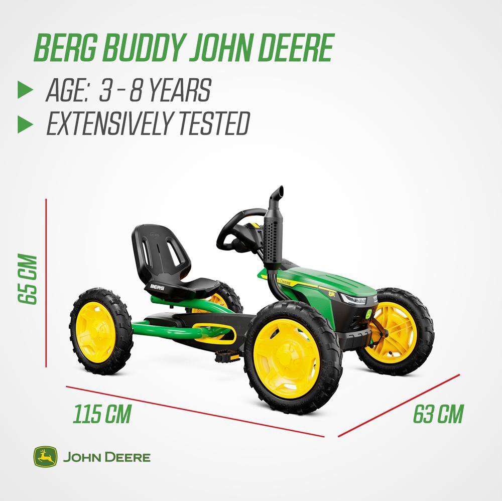 BERG TOYS Kart Berg Buddy John Deere New