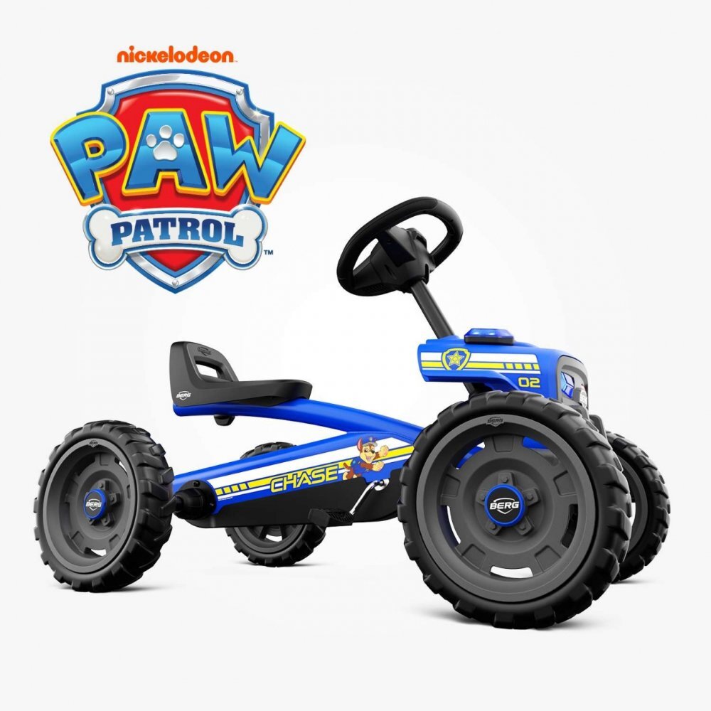 BERG TOYS Kart pentru copii Berg Buzzy Paw Patrol Chase 2-5 ani scaun si ghidon ajustabil volan cu soundbox