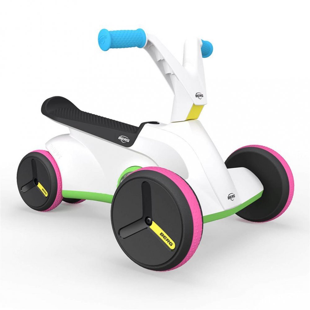 BERG TOYS Ride-On Kart pentru copii fara pedale Berg Go T Multicolor recomandat copiilor cu varsta intre 10-30 luni