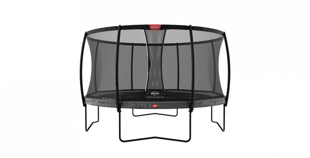 BERG TOYS Trambulina Berg Champion Regular Gri Level cu plasa Deluxe 430