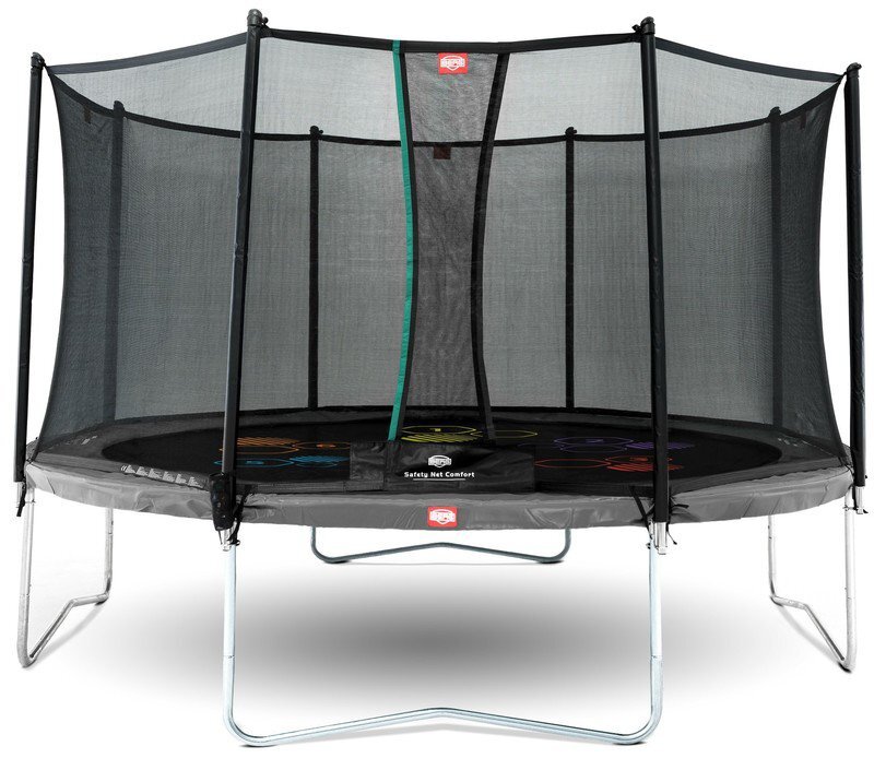BERG TOYS Trambulina Berg Favorit Regular gri Level cu plasa Comfort 430