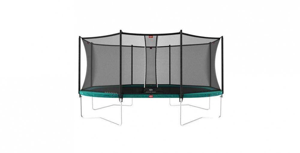 BERG TOYS Trambulina Berg Grand Favorit Regular 520x345 Verde cu Plasa Comfort