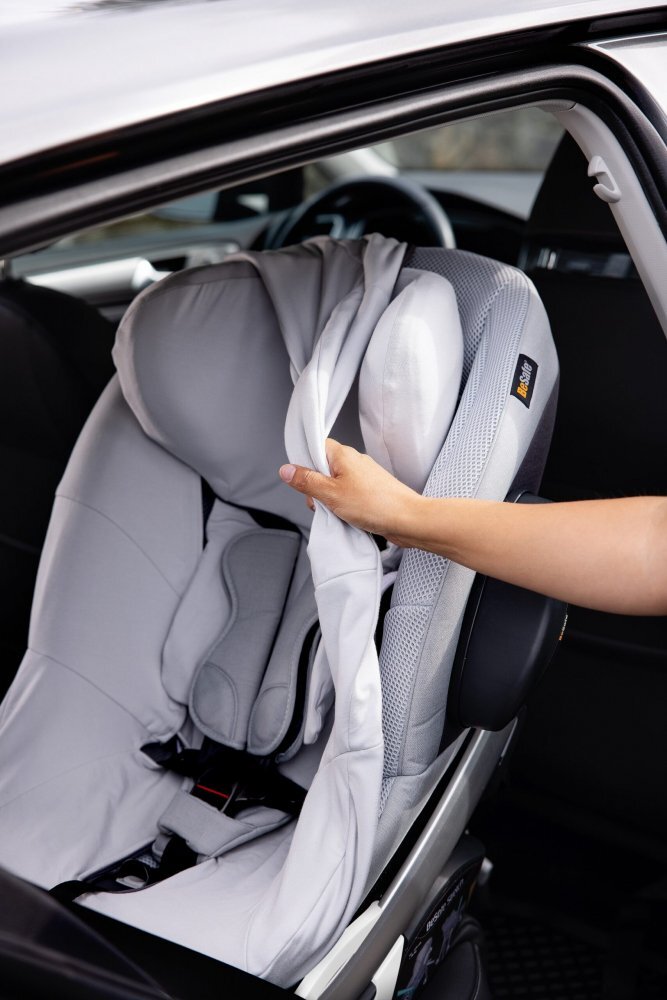 BESAFE Husa scaun auto copii iZi Stretch Glaciar Grey