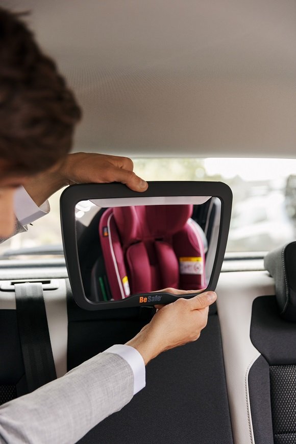 BESAFE Oglinda auto retrovizoare XL cu lumina Led