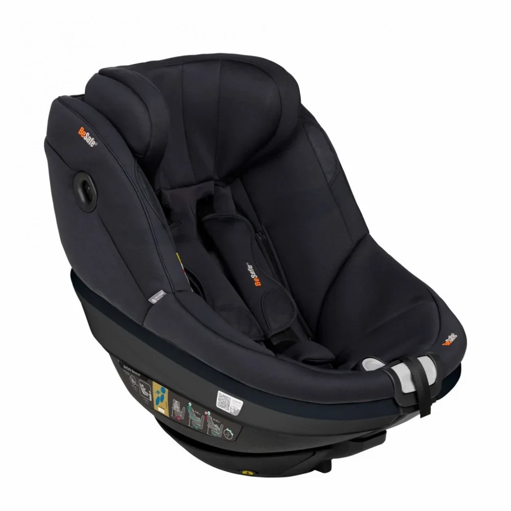 BESAFE Scaun auto copii pentru copii Beyond2 Negru SoftBreeze i-size tetiera reglabila 61-125 cm