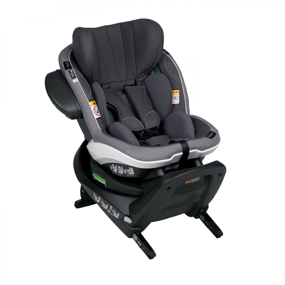 BESAFE Scaun auto iZi Turn M i-Size Gri Metallic Melange