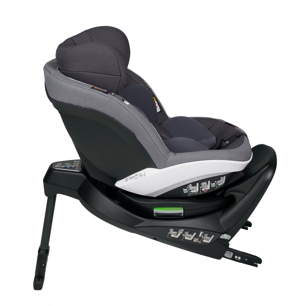 BESAFE Scaun auto iZi Turn M i-Size Gri Metallic Melange