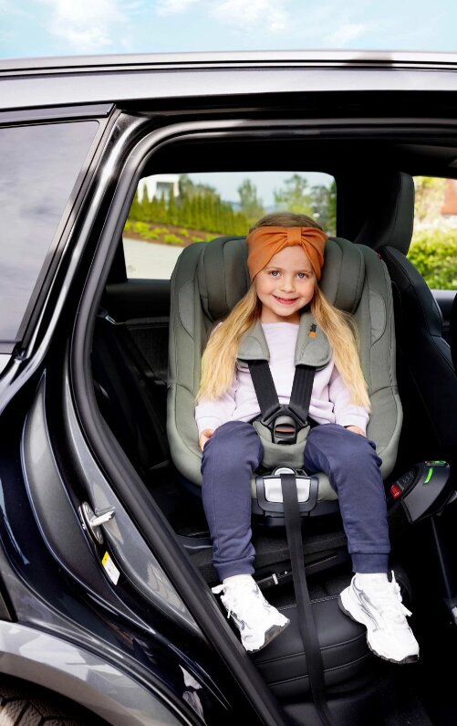 BESAFE Scaun auto pentru copii Beyond 360 Verde i-size tetiera reglabila spatar reglabil SPS