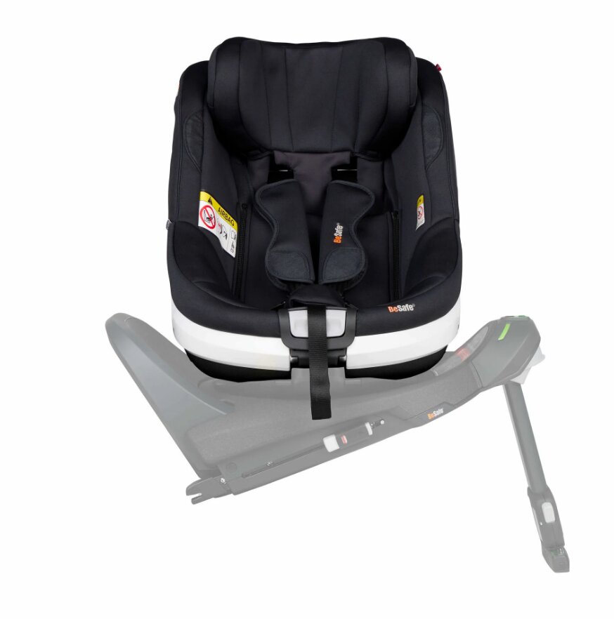 BESAFE Scaun auto pentru copii Beyond Negru SoftBreeze 360 i-size tetiera reglabila testare ADAC