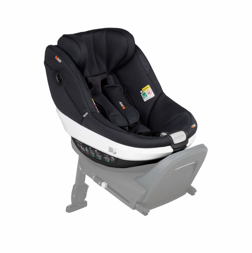 BESAFE Scaun auto pentru copii Beyond Negru SoftBreeze 360 i-size tetiera reglabila testare ADAC