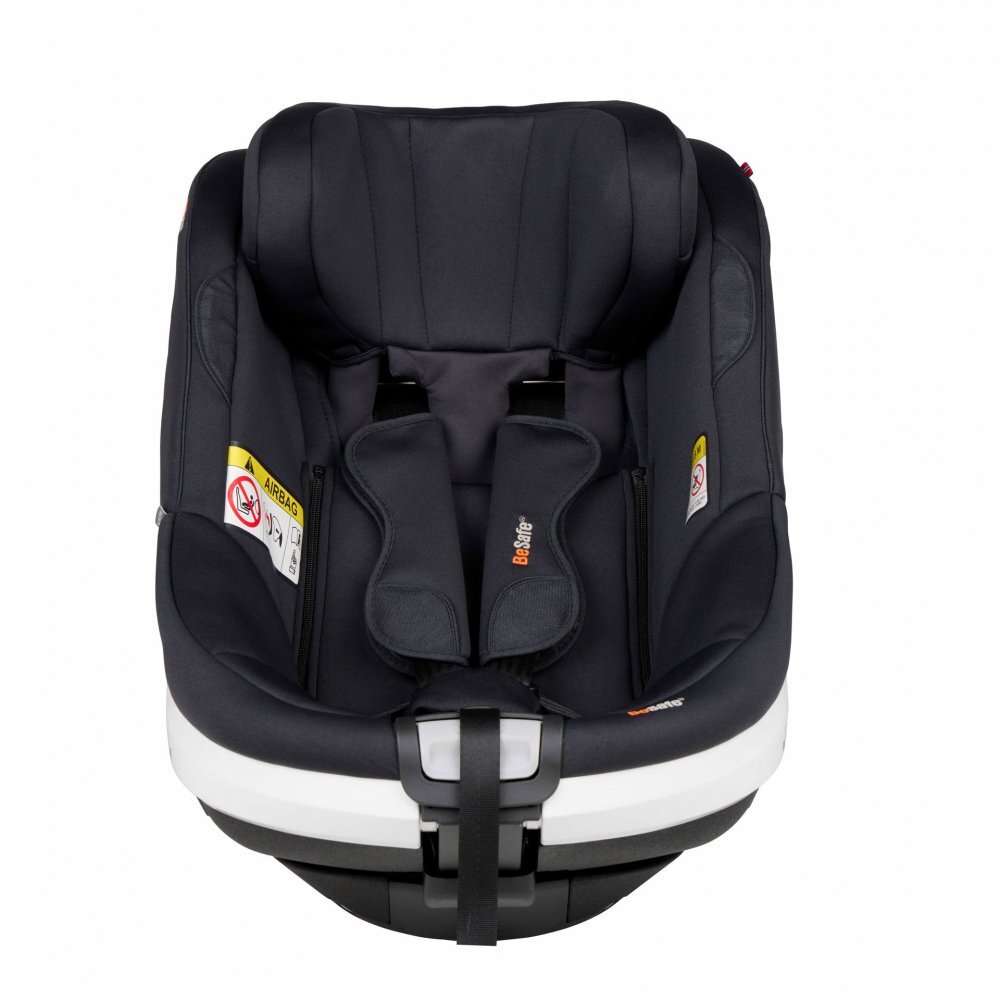 BESAFE Scaun auto pentru copii Beyond Negru SoftBreeze 360 i-size tetiera reglabila testare ADAC