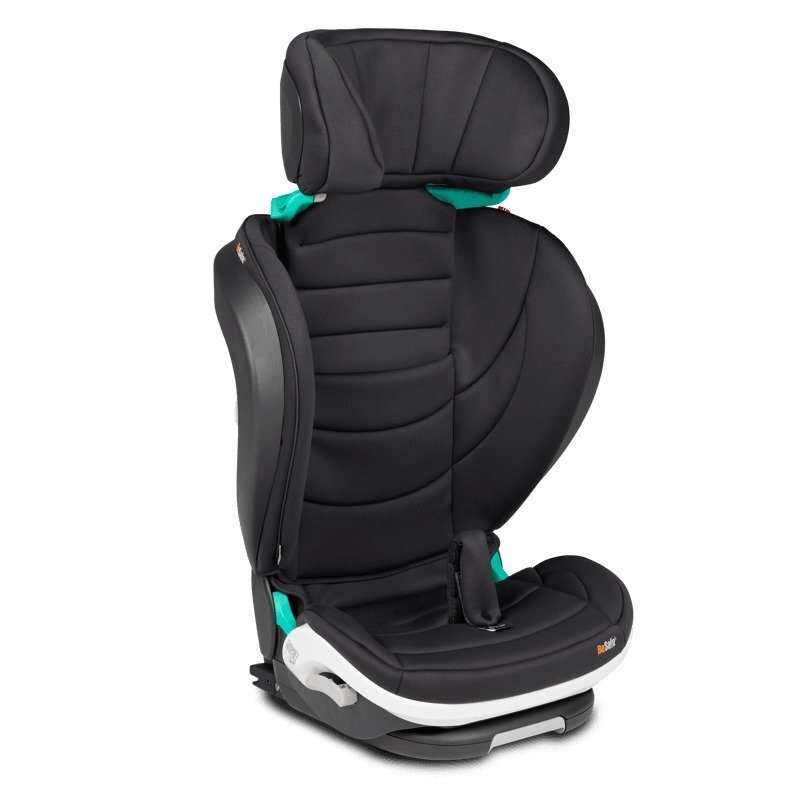 BESAFE Scaun auto pentru copii Flex Fix2 Negru SoftBreeze 100-150 cm i-size spatar reglabil tetiera ajustabila