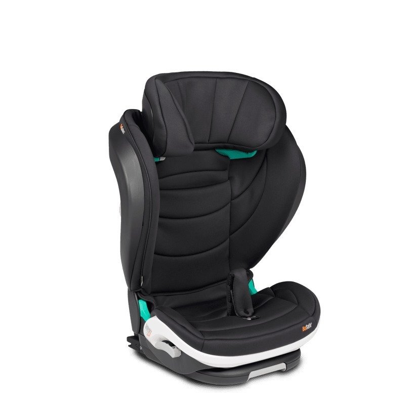 BESAFE Scaun auto pentru copii Flex Fix2 Negru SoftBreeze 100-150 cm i-size spatar reglabil tetiera ajustabila
