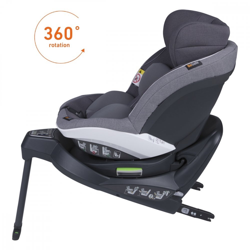 BESAFE Scaun auto rotativ iZi Turn i-Size Gri Metallic Melange