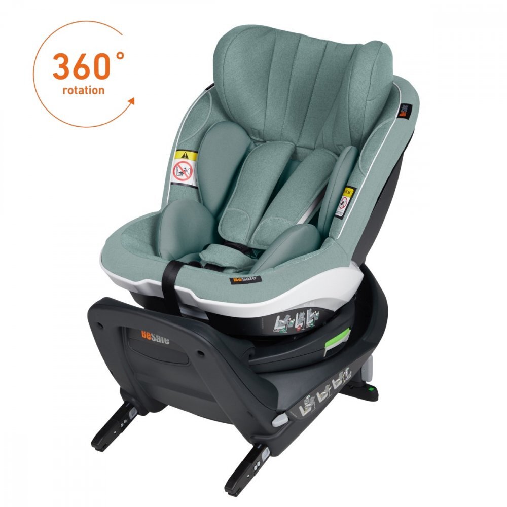 BESAFE Scaun auto rotativ iZi Turn i-Size Sea Green Melange