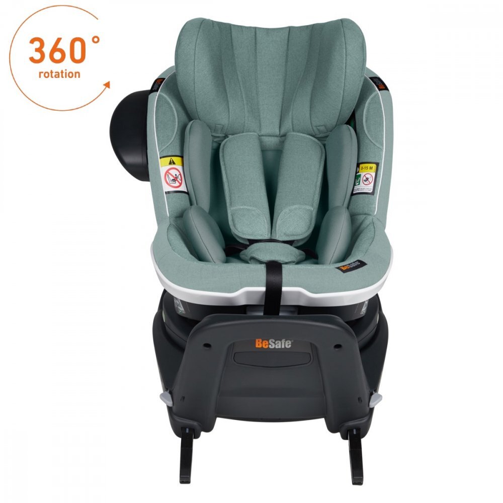 BESAFE Scaun auto rotativ iZi Turn i-Size Sea Green Melange