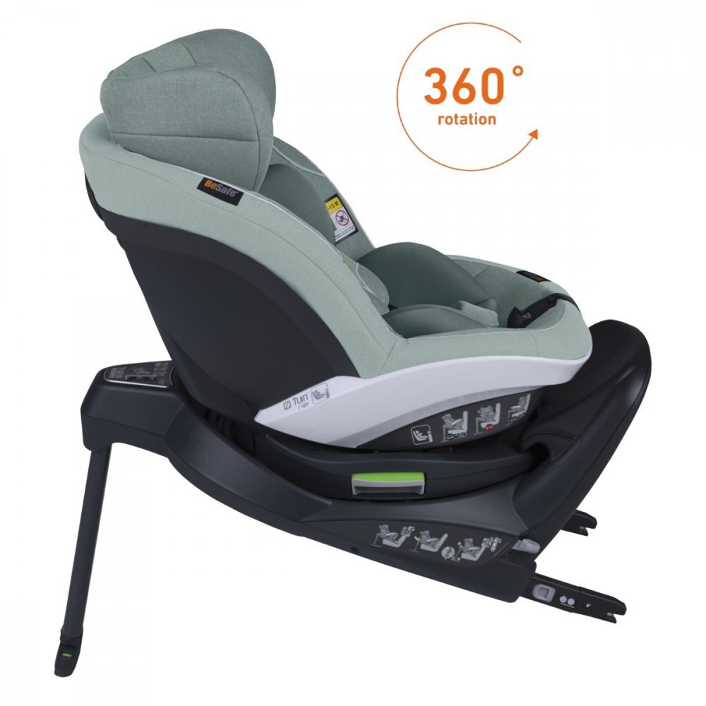 BESAFE Scaun auto rotativ iZi Turn i-Size Sea Green Melange