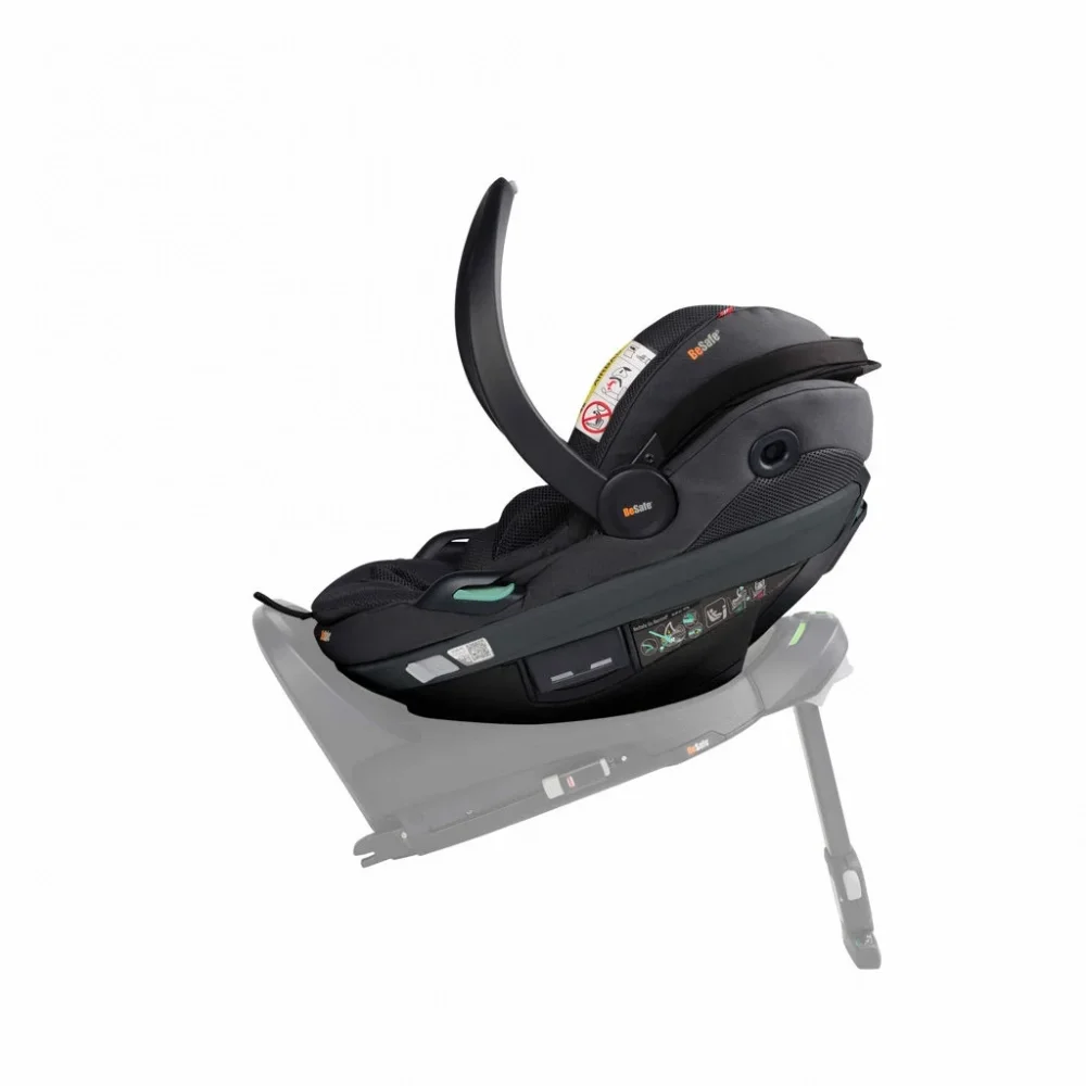 BESAFE Scoica copii Go Beyond 2 Negru SoftBreeze certificata pentru utilizare in avion protectie la impact lateral SIP+ tetiera reglabila