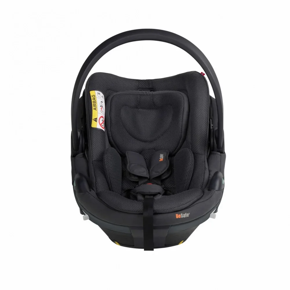 BESAFE Scoica copii Go Beyond 2 Negru SoftBreeze certificata pentru utilizare in avion protectie la impact lateral SIP+ tetiera reglabila