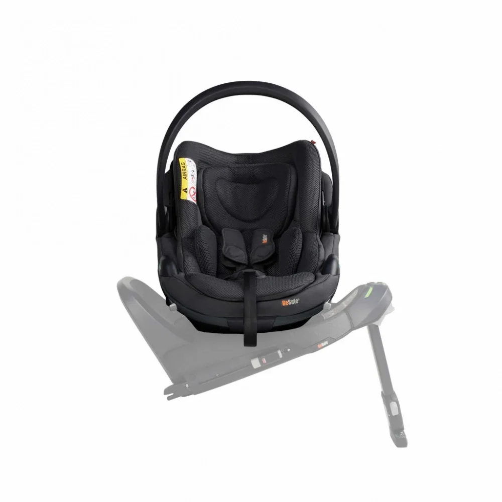 BESAFE Scoica copii Go Beyond 2 Negru SoftBreeze certificata pentru utilizare in avion protectie la impact lateral SIP+ tetiera reglabila