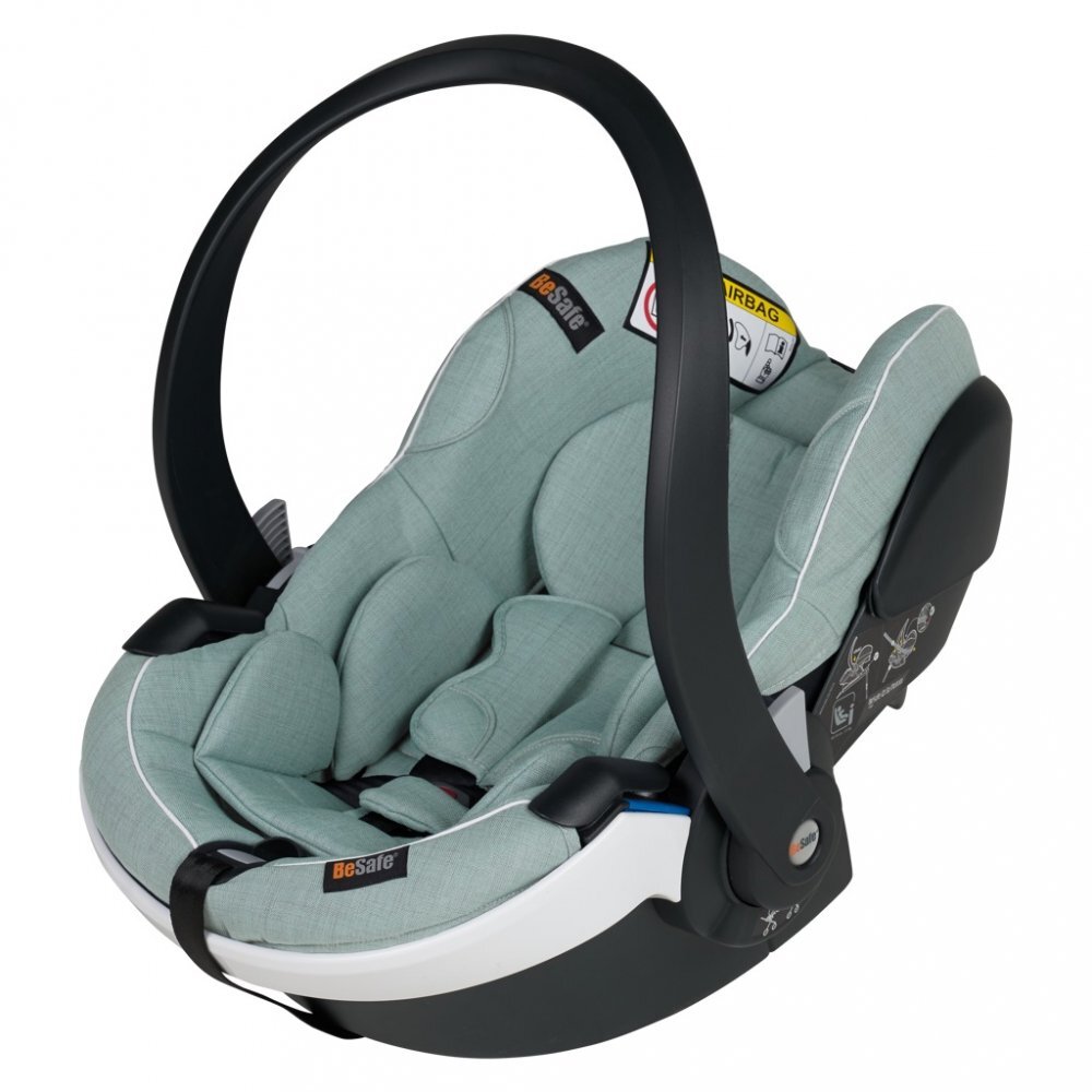 BESAFE Scoica copii iZi Go Modular X2 i-Size Sea Green Melange