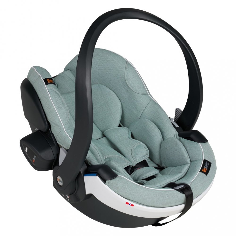 BESAFE Scoica copii iZi Go Modular X2 i-Size Sea Green Melange