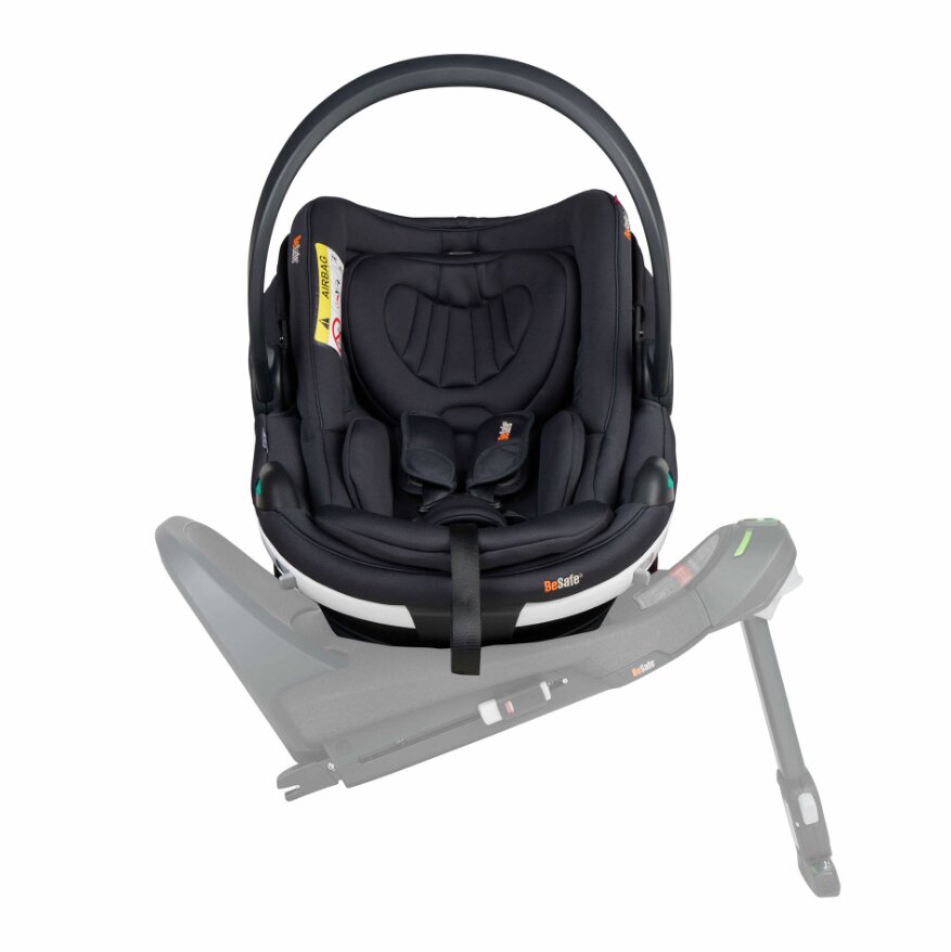 BESAFE Scoica pentru copii Go Beyond Negru SoftBreeze i-size tetiera reglabila 40-87 cm certificare ADAC