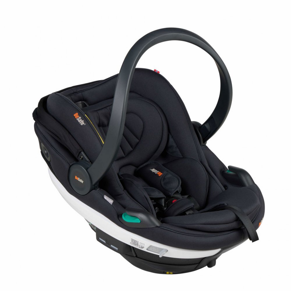 BESAFE Scoica pentru copii Go Beyond Negru SoftBreeze i-size tetiera reglabila 40-87 cm certificare ADAC