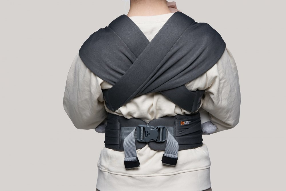 BESAFE Sistem de purtare nou-nascuti Newborn Haven Anthracite Forest